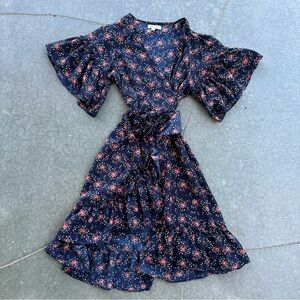 Floral Wrap Dress
